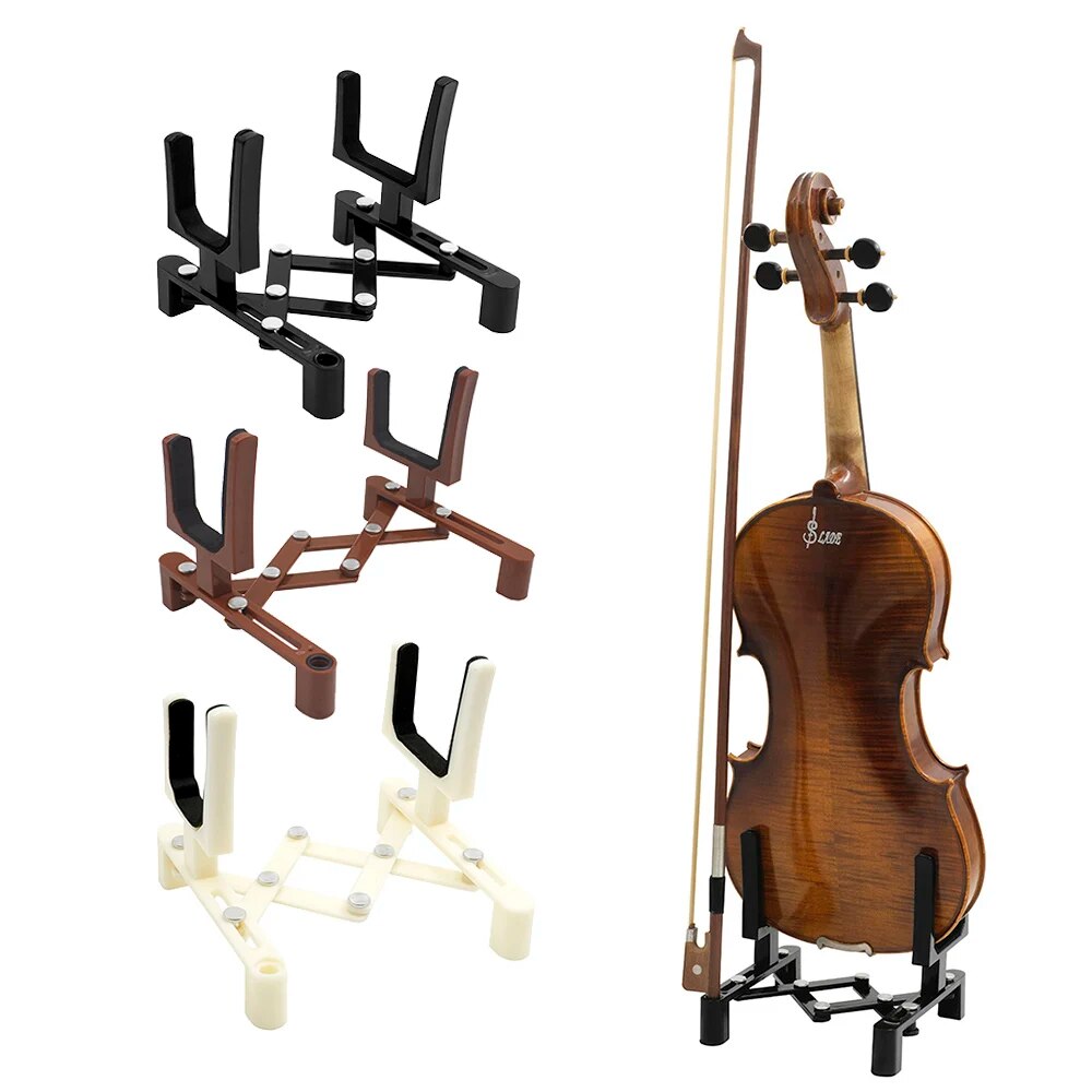Musical Instrument Fiddle - Verstelbare Viool Standhouder Draagbare Full Size