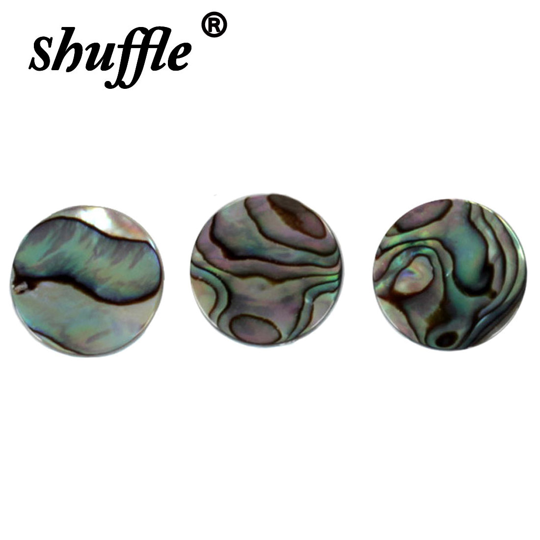 Musical Instrument Horn - 3 stks/set Trompet Abalone Shell Drukknop