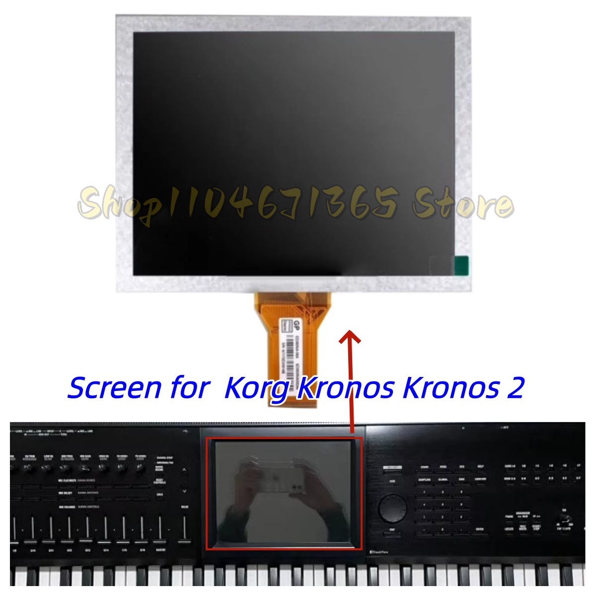 Musical Instrument Synthesizer - LCD-scherm met touchscreen voor Korg Kronos