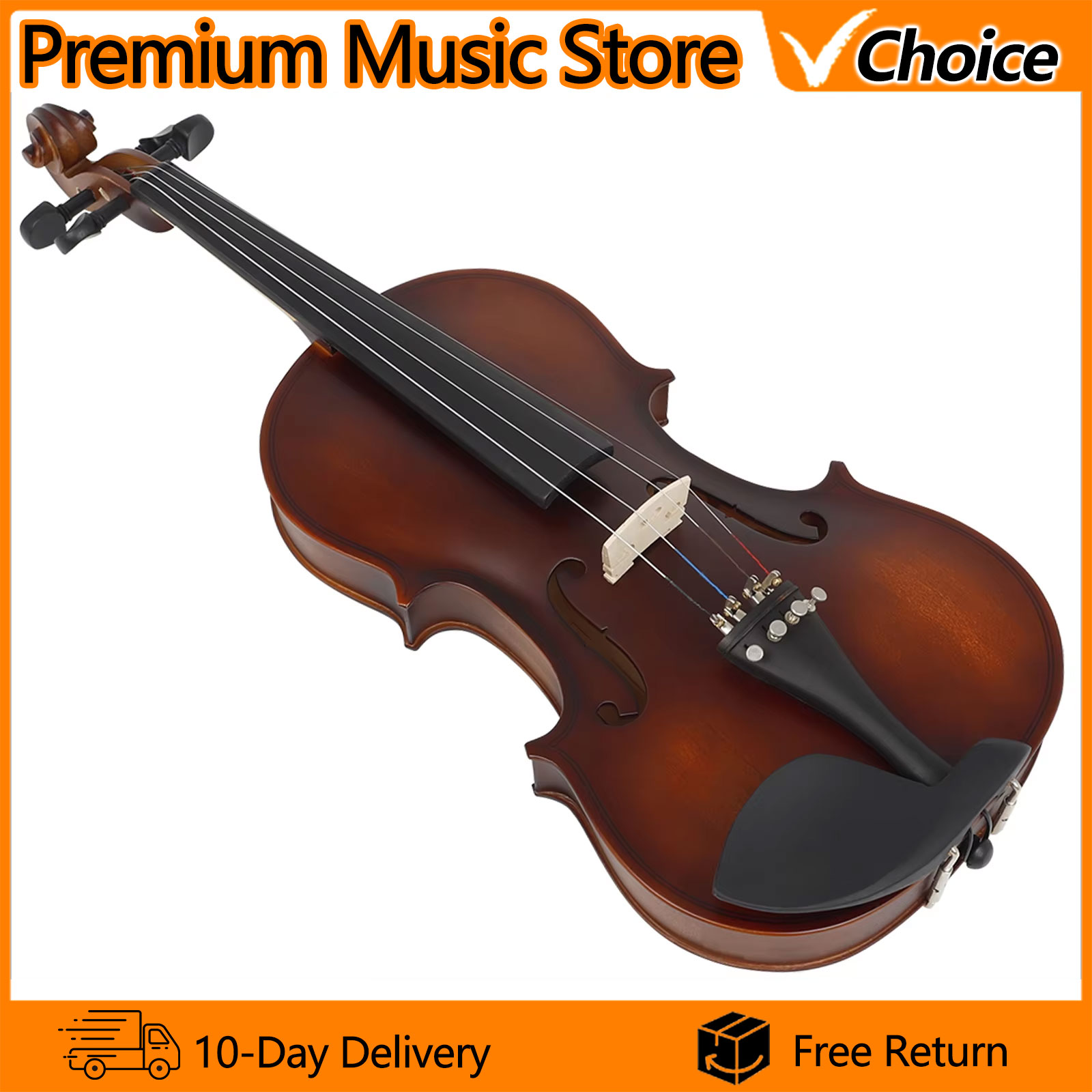 Musical Instrument Fiddle - IRIN Akoestische Viool 4/4 4/3 Massief