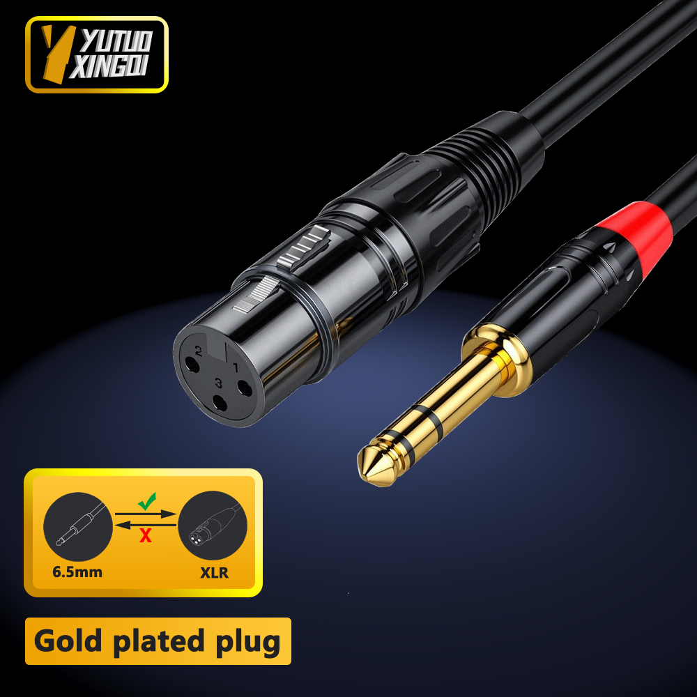 Musical Instrument Synthesizer - 6,5 mm audio naar XLR vrouwelijke