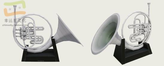 Muziekinstrument Hoorn 3d Papi - Musical Instrument Horn recensie en prijs