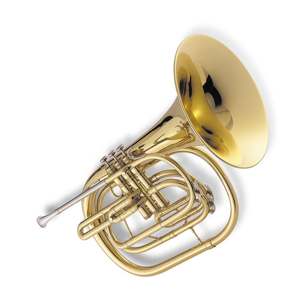 Bb goudgelakte marching-franse - Musical Instrument Horn recensie en prijs