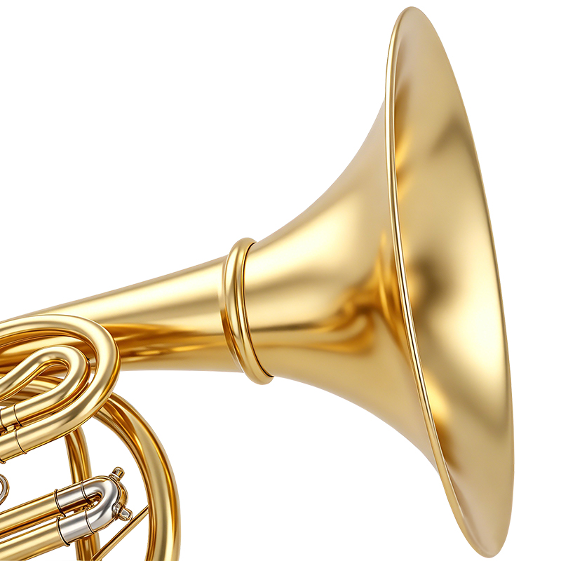 Franse hoorn met vier kleppen, - Musical Instrument Horn recensie en prijs