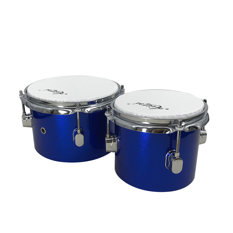Blauwe Kleur Op Maat Gemaakt 6 - Bongo Drum Set recensie en prijs