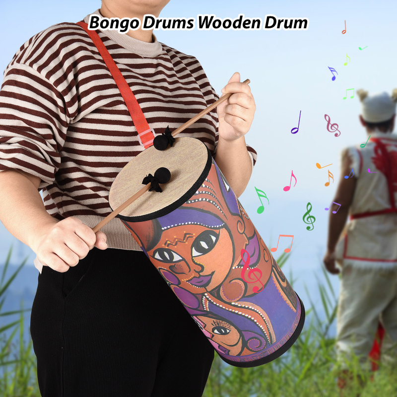 7 Inch Bongo Drums Houten Drum - Bongo Drum Set recensie en prijs